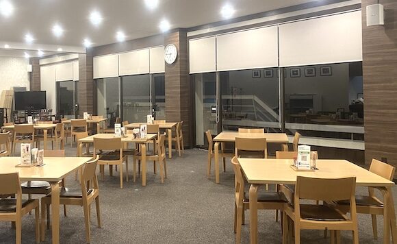 館内スピーカー設置後